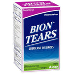 Tears Lubricant Eye Drops By Alcon, 28 Single-Use Vials