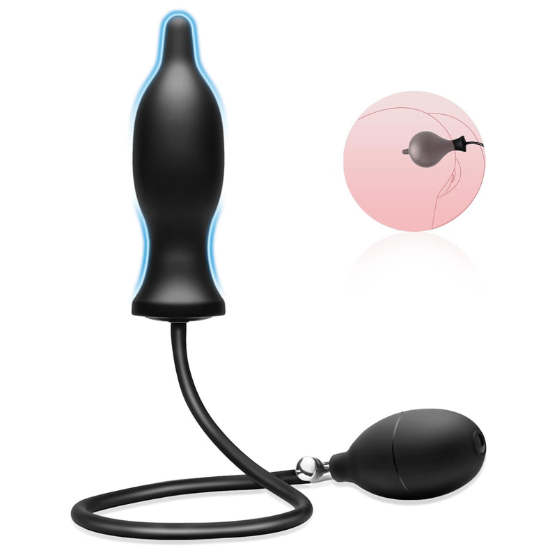 Silicone Inflatable Anal Plug, Nflatable Anal Butt Training With Quick Release Valve Stretch For Beginners And Advanced Users - Adult Sex Toys & Anal Butt Games