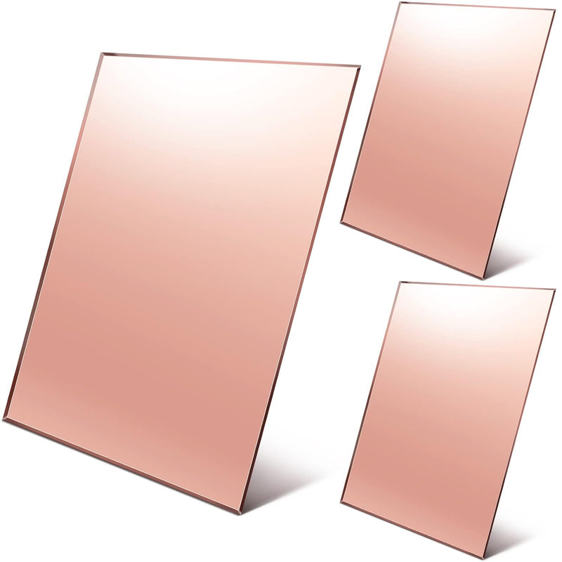 3 Pcs Acrylic Mirror Sheet Acrylic Sheet Laser Cutting Acrylic Shatterproof Pl