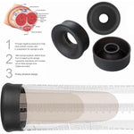 3Pcs Men'S Penis Pump Sleeve Masturbator Cover Large Realistic Vagina Sleeve Pennis Pump Replacement Seal Cover For Male Enhancement Erections Penis Vacuum Pump Sleeve Dick Extenders
