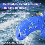 Men'S Soft Silicone Chastity Cage Chastity Device Portable Wellness Chastity Ventilation Lock Device Adult Toy Purple