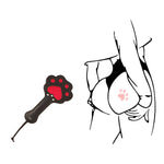 Leather Heart Cat Claw Spanking Paddle Fetish Adult Sex Toys Cute Leather Flogger Bdsm Sex Play Paddle Sexual Flirting Tools Whips For Adults Couple Sm Game Bed