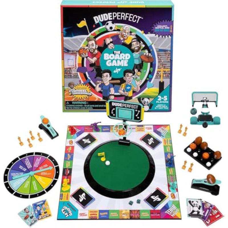 Board Game With Soccer Add On; Action Packed Sports Challenges For Competitive Kids And Families | Perfect For Family Game Night; 2 To 5 Players; Ages 4 And Up