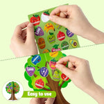 32 Set Fruit Bible Trees Decoration Kit for DIY Christian Religious Learning Activities