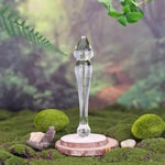 8.2In Solid Glass Dildo Butt Plug Double Ended Vaginal Prostate Dildo Glass Pleasure Wand For Men And Women Sex Toy