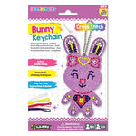 My Bunny Keychain Sewing Kit for Kids, Beginner Cross-Stitch Craft Set