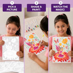 Magical Art & Craft Kit with Unicorns and Princesses Paint-Over Art