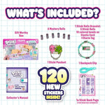 Sticki Rolls Pendant Pack - Wearable Sticker Toy Bracelet Kit for Kids and Adults