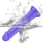 Soft Liquid Silicone Long Anal Dildo Pink With Suction Cup, 9 Inch Realistic Big Thick Female Dildo Fantasy For Women, Large Xl Xxl Prostate Animal Creature Penis Dildo Shower Sex Toy For Lesbians