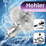 Short Stainless Steel Catheter Male Penis Plug Hollow Urethra Sound Sex Toy Stimulation Masturbation Stick (S)