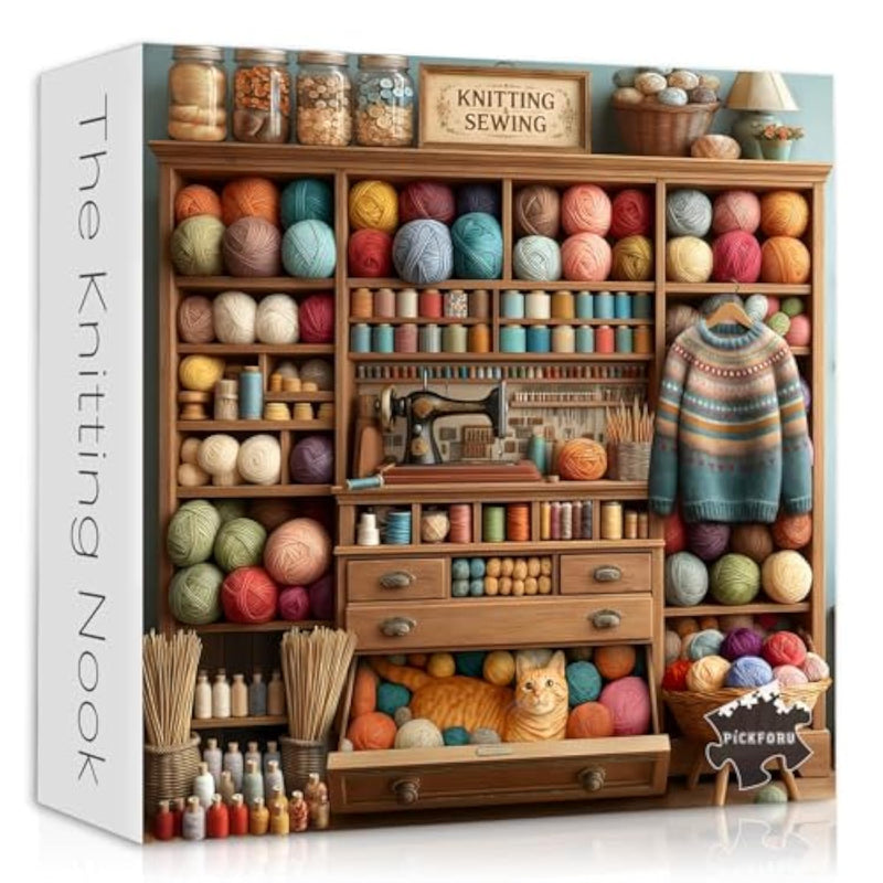 Vintage Sewing Room Jigsaw Puzzle 1000 Pieces for Adults