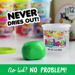 4in1 Modeling Dough Set with 4 Neon Colors, 3 oz Cans