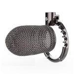Adjustable Mesh Chastity Cage Male Sex Toy, Men'S Stainless Steel Chastity Device For Men Penis Sm Bondage, Cock Cage With Breathable Design, Invisible Lock, 2 Sizes (Long)