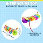 - Bentley Caterpillar - Travel With Toddler Must Have Activity Toy - Fine Motor Skill Development - Counting And Color Recognition Stuffed Animal