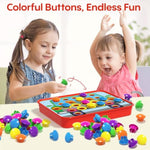 Color Matching Pegboard Toy for Kids Ages 3+