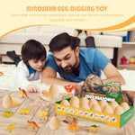 Dinosaur Eggs Toys, 12Pcs Dino Eggs Excavation Dig Kit, Dinosaur Fossil Digging Kit Toys For Kids, Dinosaur Party Favors, Archaeology Science Stem Christmas Birthday Easter Digging Gift For Boys Girls