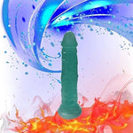 Realistic Dildo Luminous GSpot Stimulator Dildo for Men and Women with Strong Suction Cup and Glowing Feature