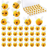 40 Pcs Wool Felt Bumble Bees for DIY Crafts, Party Decor & Embellishments