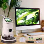 Microscope For Kids,1000X Handheld Microscope,2" Hd Screen, Portable Educational Gift,Suitable For Kids 8-12
