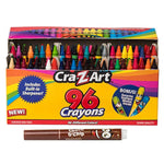 Cra-Z-Art 96-Count Crayons in Flip-Top Box with Built-In Sharpener