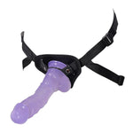 Realistic 9.25“ Strap On Dildo For Pegging, G Spot Dildos Wearable With Harness,Anal Penis For Female Masturbation,Adult Sex Toys For Women Couples Lesbian,Purple