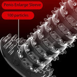 Penis Sleeve Cock Sleeve Adult Sex Toys For Men, Transparent Penis Extender Girth Extension Enhancer For Men,Penis Extension Penis Pump Male Sex Toys Sex Game, Penis Ring Enlarger Sex Toys For Couples