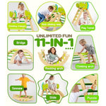 Pikler Triangle Set, 11-In-1 Montessori Climbing Toy For Toddlers, Foldable Wooden Indoor Jungle Gym & Playground Climber For Learning And Motor Skills (18 Months–7 Years)