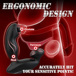 Prostate Massager Sex Toys - Vibrating Butt Plug With 10 Rotating & 10 Vibrating Modes, Anal Plug Beads Toys Dildo Vibrator Remote Control Vibrators, Adult Sex Toy For Men Or Couples Pleasure