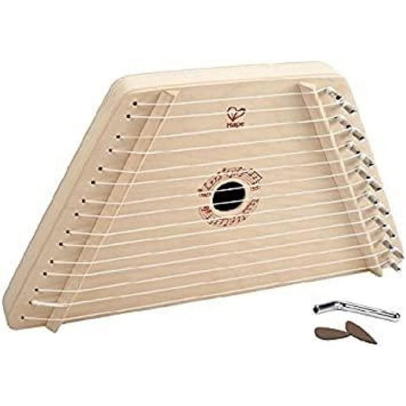 Award Winning Hape Happy Harp Kid's Wooden Musical Instrument, L: 15.7, W: