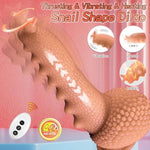 Thrusting Dildo Vibrator Monster Snail Dildos - Sex Toys 9.06" Vibrators With 3 Thrusting & 9 Vibrating Modes For G Spot Anal Stimulation With Suction Cup, Silicone Adult Sex Toys For Women Couple