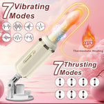 Sex Machine Thrusting Dildo G Spot Vibrator Women Sex Toys, Realistic Dildo Waterproof With 7 Thrusting & 7 Vibration & Heating Modes, Fast Bouncing Vibrating Penis Adult Toys For Women G-Spot Anal