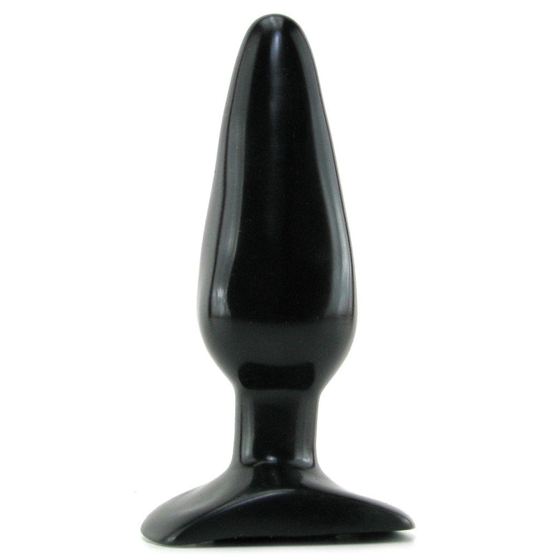 Smooth Anal Plug, Medium, Black