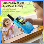Kids Walkie Talkies for Outdoor Play, 2-Pack, Suitable for 3-12 Year Old Boys and Girls