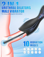 Male Sex Toy Penis Vibrator Urethral Plug Adult Sex Toys for Men