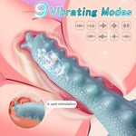 Thrusting Dildo Vibrator Sex Toys - 9.06" Snail Adult Toys Vibrators With 3 Thrusting & 9 Vibrating Modes For G Spot Anal Stimulation, Silicone Fantasy Dildos Suction Cup Adult Sex Toys & Games