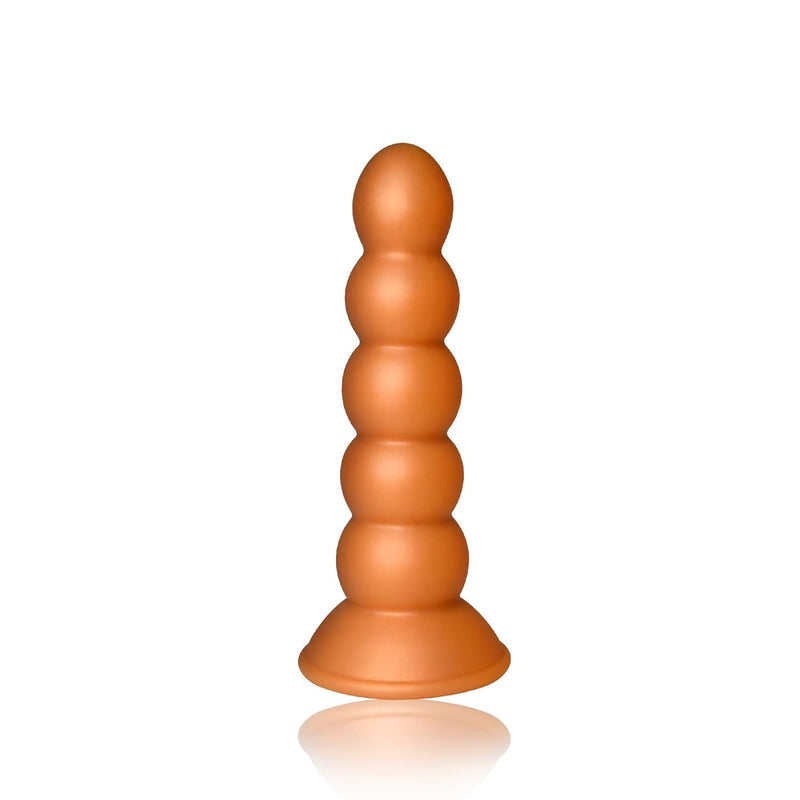 Butt Plug Anal Beads Small Anal Sex Toys For Beginners Women Men G-Spot Dildo Prostate Massager Liquid Silicone Anus Stretcher (S)