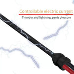 Silicone Urethral Sounds Dilator Male Vibrator Penis Training Multiple Vibrating Glans Trainer Usb Charge Stimulation Stretching For Men Sex Toy 10 Shock Orgasm Stimulation, Black