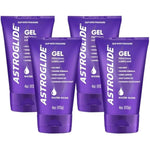 Astroglide Gel, Water-Based Lubricant Sex Gel for Couples, Men and Women (4 oz.) | Stay-Put Personal Lubricant | Long-Lasting Sex Lube | Condom Compatible | Made in The USA (Pack of 4)