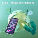 Wearable G Spot Vibrator Adult Sex Toys 3In1 App Remote Vibrater Women Sex Toy For Couples Female With 9 Rabbit Clitoral Vibrators & 9 Thrusting Dildo Sex Machine Adult Sex Toys & Games