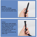 6Pc Set Male Silicone Urethra Sound Tail Plug Vibrator - Penis Dilator Stretcher Female Sex Toys - Catheters & Sounds - Rod Urethral Obstruction Cock Expansion Stimulation Masturbation Couples