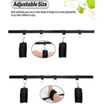 Hand Leg Cuffs Ankle Wrist Restraints Sex Straps For Bed Women Bondaged Tie Downs Kit Under Mattress For Adults Couples King Bed Frame Sex Hand Cuff Bracelets For Bedroom Sexy Toys Sweater
