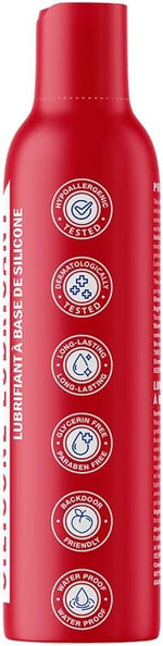 Silicone Lubricant Gel – Long-Lasting, Latex Safe, Unscented & Waterproof, 6 OZ