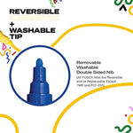 Portrait Medium Reversible Tip Paint Markers, 8 Count Set, PC-5M