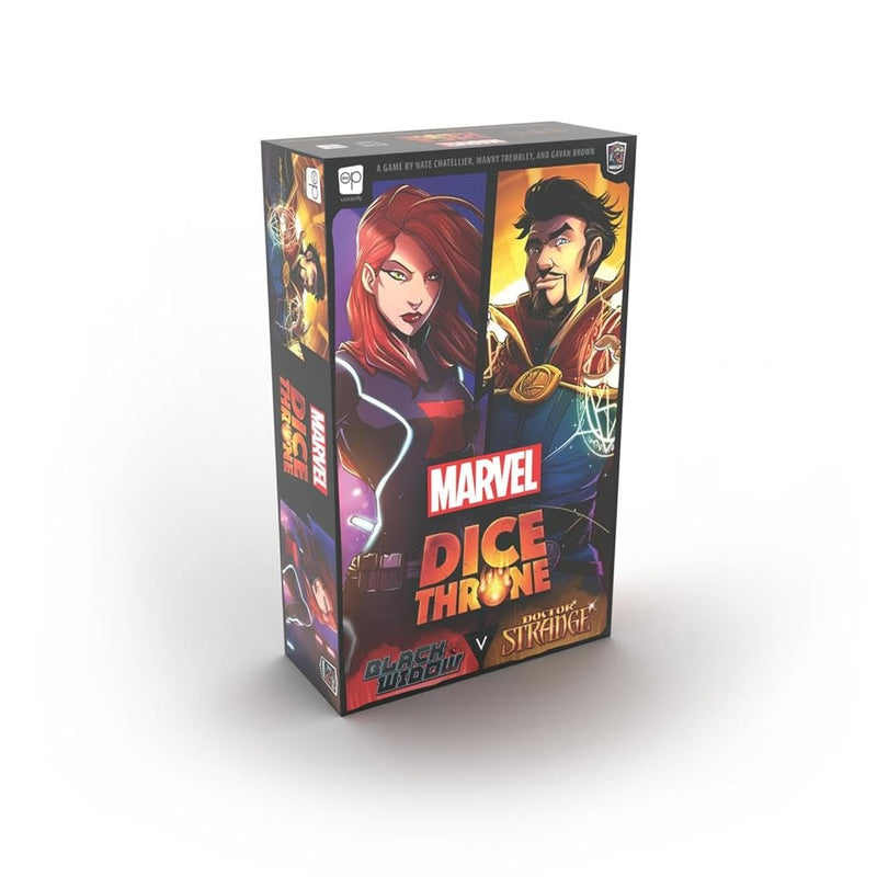 USAopoly Marvel Dice Throne | 2 Hero Box Featuring Black Widow, Doctor Stra