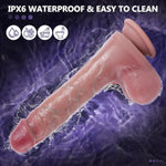 Thrusting Dildo Vibrator Sex Toys - 8.5 Inch Realistic Dildos With 7 Thrusting & 10 Vibrating & Heating Modes, Remote Control Strong Suction Cup For G Spot & Anal Stimulator, Adult Sex Toys For Women