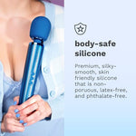 Sex Toys Rechargeable Wand Massager for Women, 10 Speed (Blue)