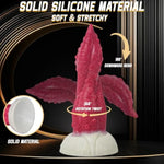 Silicone Animal Dildo, 7.87 Inch Thrust Red Silicone Anal Docking Plug Sensory Toy For Male And Female