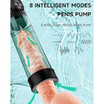 Electric Water Penis Pump,Automatic Sucking Male Masturbator With 8 Training Suction Intensities, Ipx 6 Full Waterproof Automatic Male Masturbator With 3 Traning Sleeves, Sex Toys For Men Erection