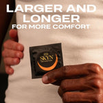 Elite Large Non-Latex Lubricated Condoms, 36 Count, Comfortable And Smooth Lubricated Condoms, Triple Tested (Pack Of 1)