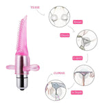 Powerful Adult Finger Vibrator For Women Finger Sleeve Adult Sex Toy Vagina Clitoral Massage Mini Vibrator Nipple G-Spot Stimulator Sexual Pleasure For Couples